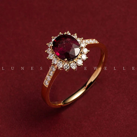 Ruby stone Gold Ring
